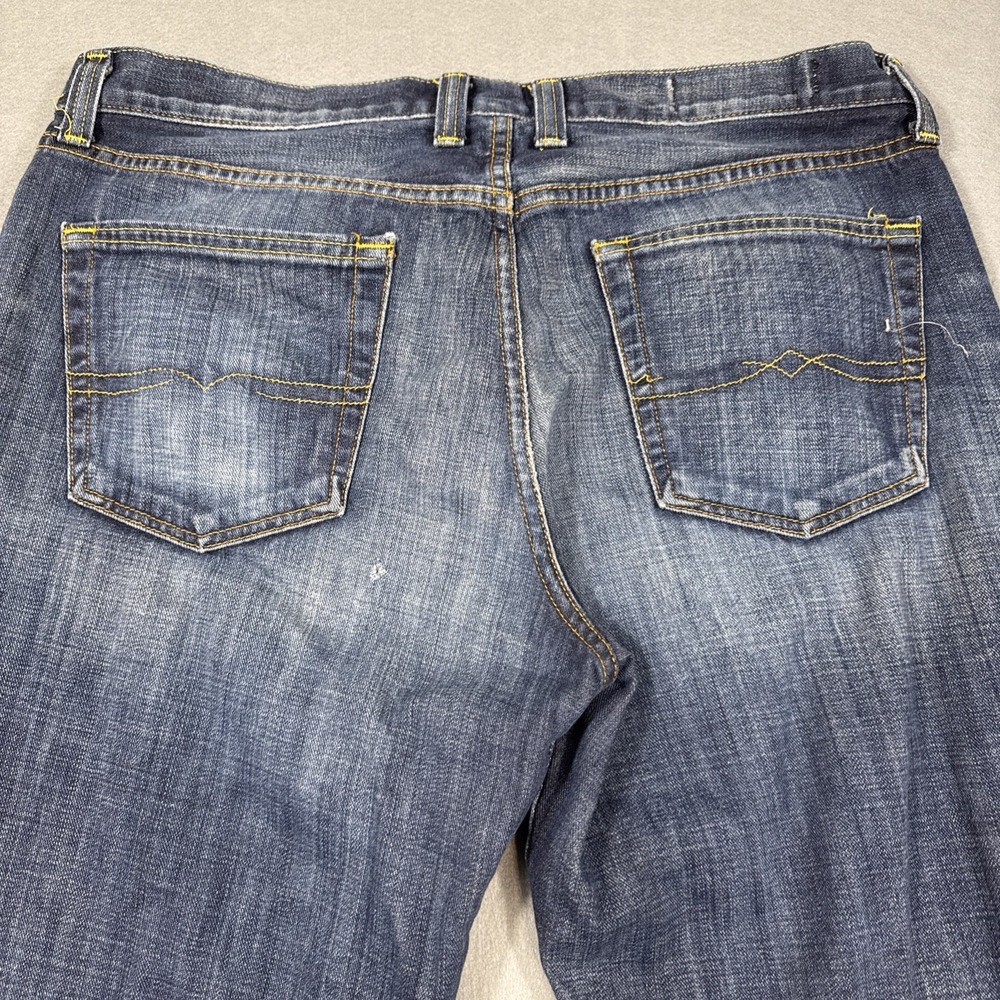 Lucky Brand 410 Athletic Straight Jeans Men's 32/30 Tan / Beige Pre-Owned